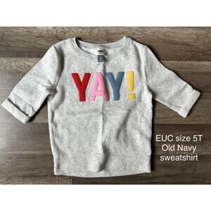Size 5T Old Navy sweatshirt